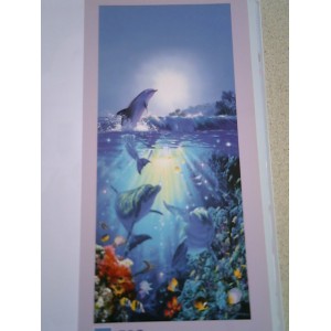 POSTER DOLPHIN IN THE SUN