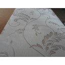 EXPANSE RELIEF FEUILLAGE TAUPE PAILLETE